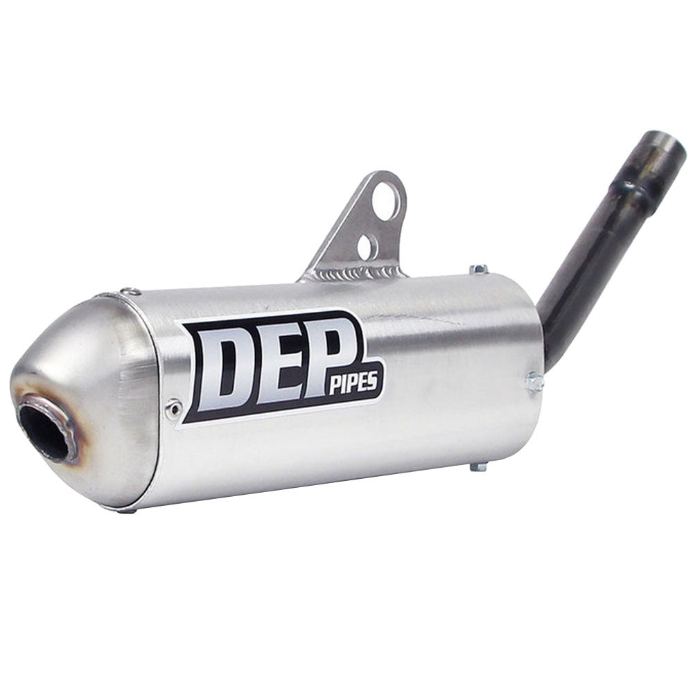 DEP Pipes 2 Stroke MX Silencer - Silver