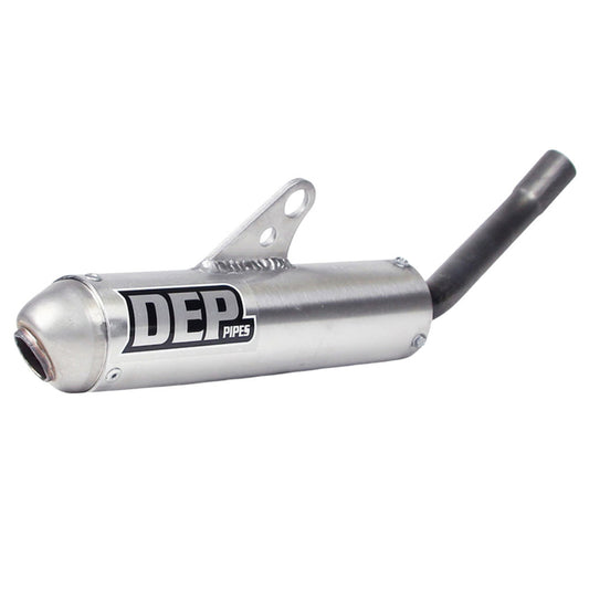 DEP Pipes 2 Stroke MX Silencer - Silver