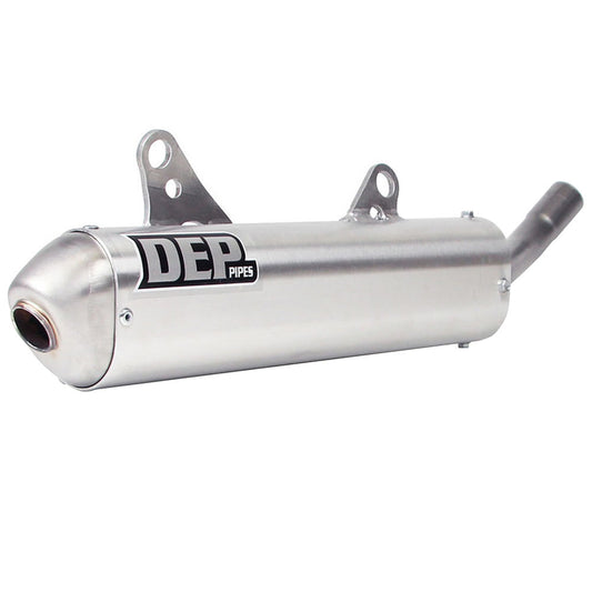 DEP Pipes 2 Stroke MX Silencer - Silver