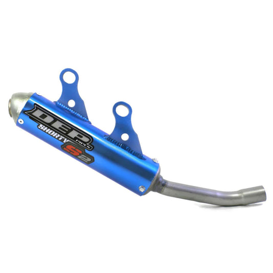 DEP Pipes 2 Stroke MX Silencer - Blue