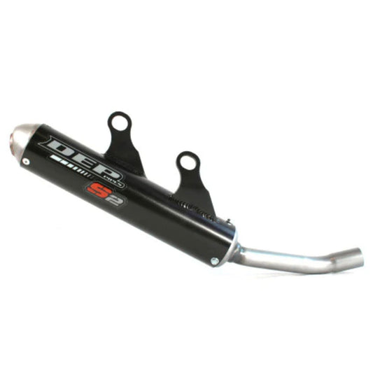DEP Pipes 2 Stroke MX Silencer - Black