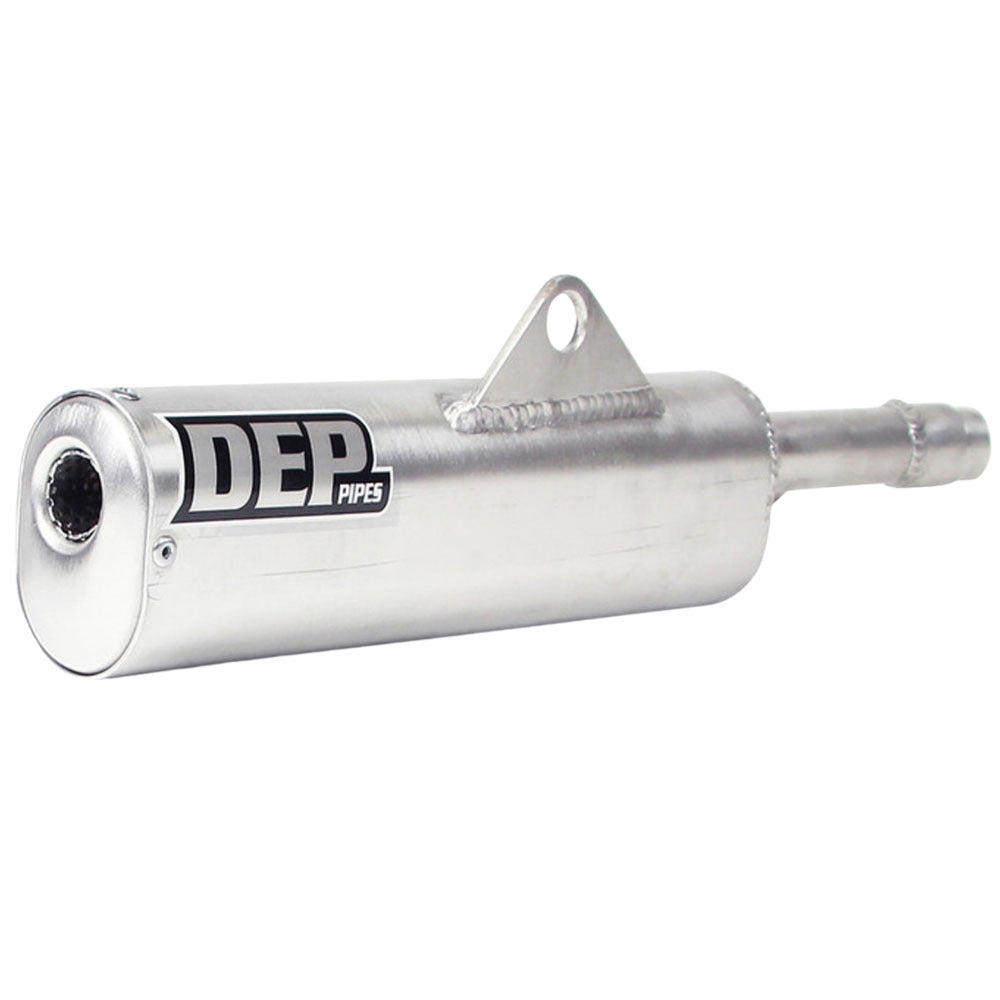 DEP Pipes 2 Stroke MX Silencer - Silver
