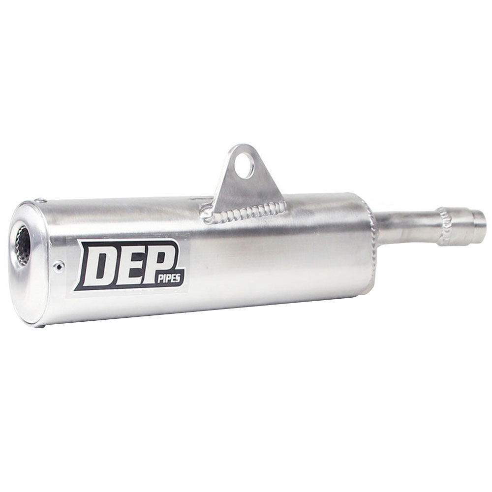 DEP Pipes 2 Stroke MX Silencer - Silver