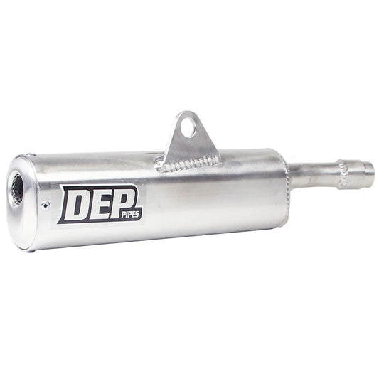 DEP Pipes 2 Stroke MX Silencer - Silver