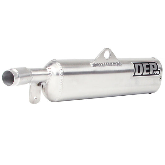 DEP Pipes 2 Stroke MX Silencer - Silver