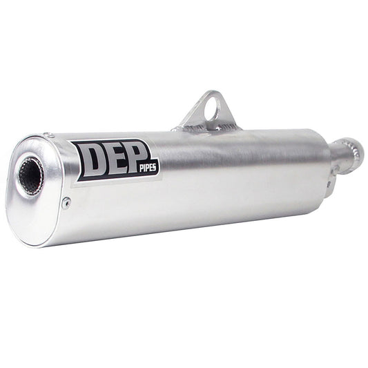 DEP Pipes 2 Stroke MX Silencer - Silver