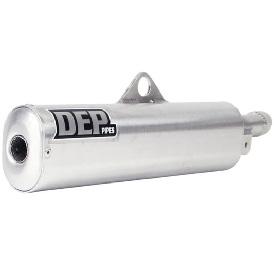DEP Pipes 2 Stroke MX Silencer - Silver