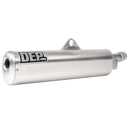 DEP Pipes 2 Stroke MX Silencer - Silver