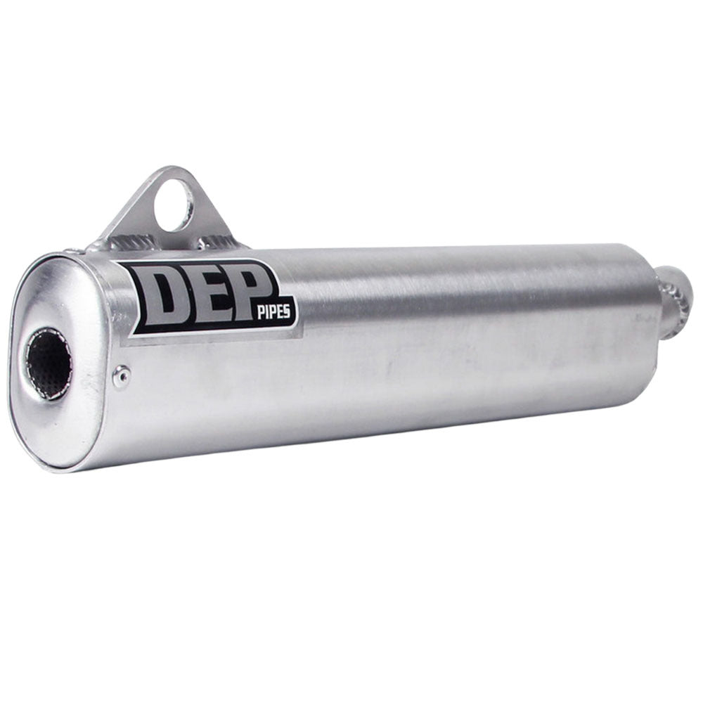 DEP Pipes 2 Stroke MX Silencer - Silver