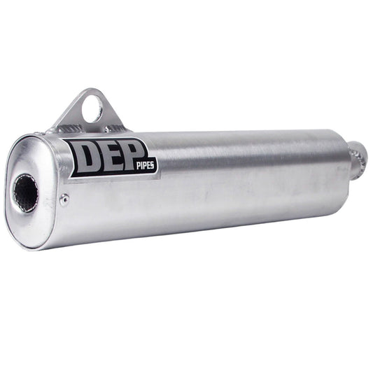 DEP Pipes 2 Stroke MX Silencer - Silver