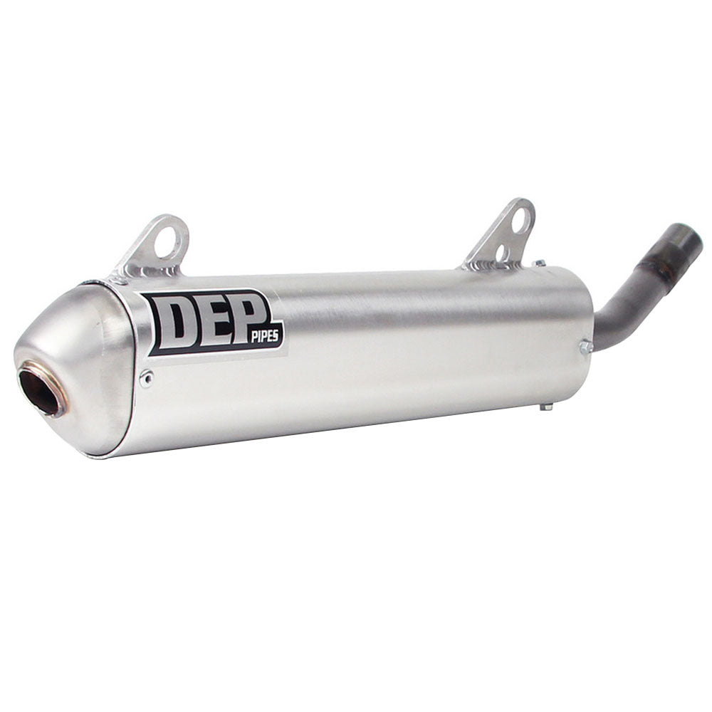 DEP Pipes 2 Stroke MX Silencer - Silver