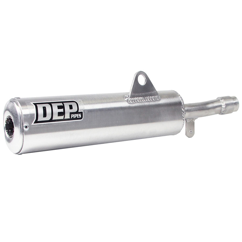 DEP Pipes 2 Stroke MX Silencer - Silver