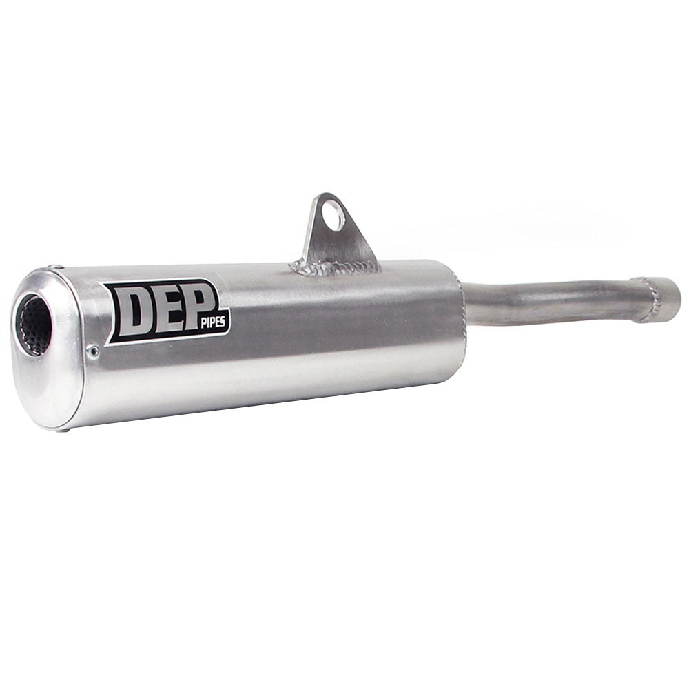 DEP Pipes 2 Stroke MX Silencer - Silver