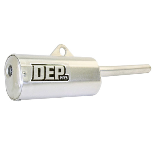 DEP Pipes 2 Stroke MX Silencer - Silver