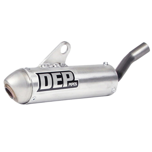 DEP Pipes 2 Stroke MX Silencer - Silver