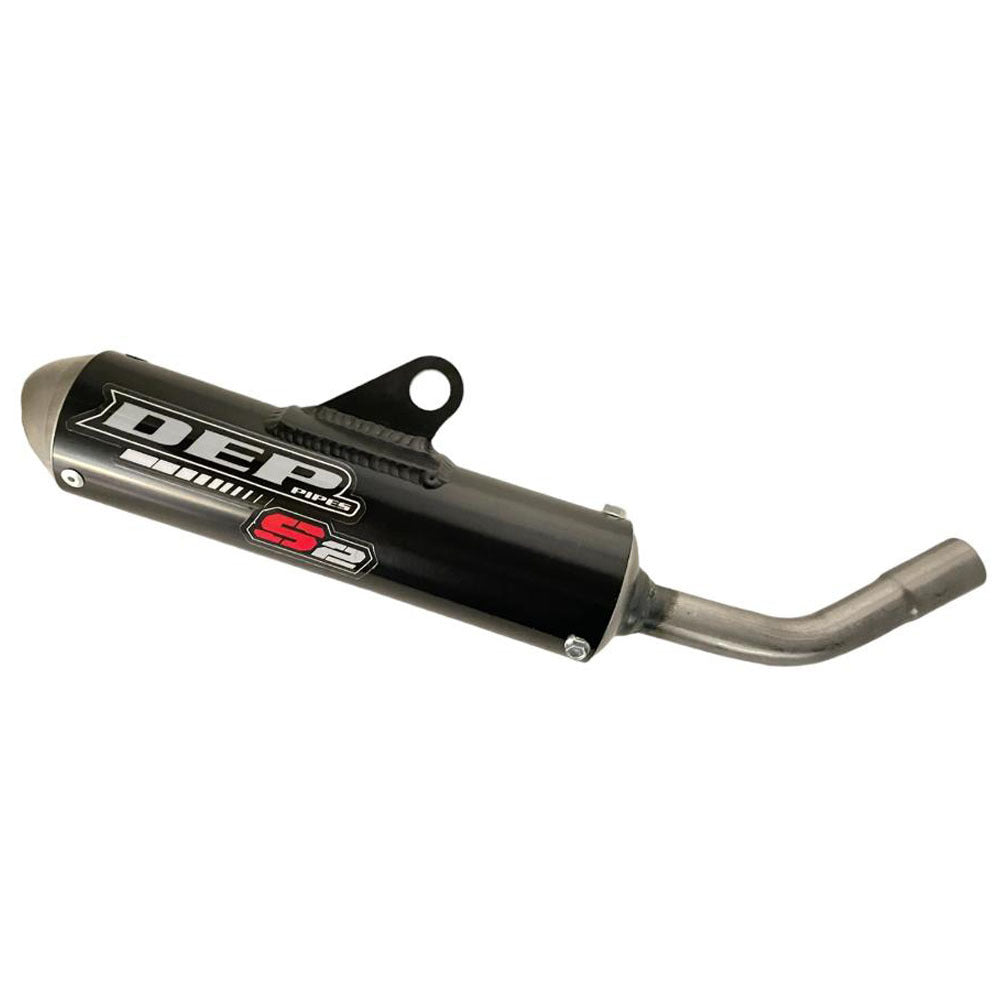 DEP Pipes 2 Stroke MX Silencer - Black