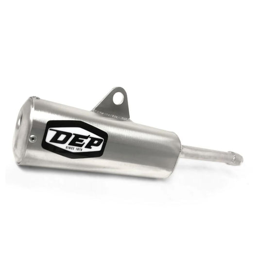 DEP Pipes 2 Stroke Trail Silencer - Silver