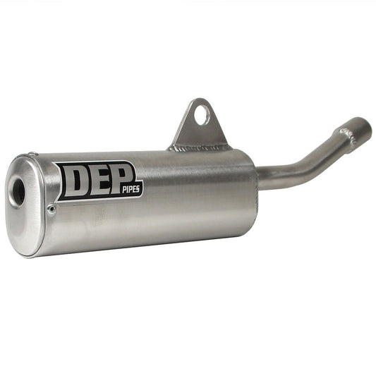 DEP Pipes 2 Stroke Trail Silencer - Silver