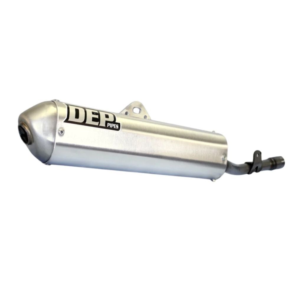 DEP Pipes 2 Stroke Trail Silencer - Silver