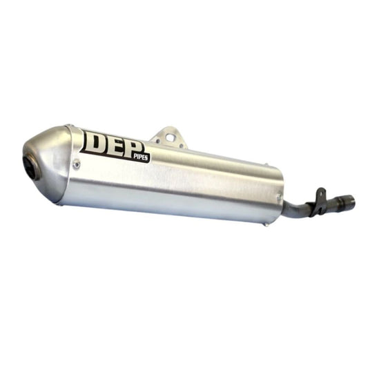 DEP Pipes 2 Stroke Trail Silencer - Silver
