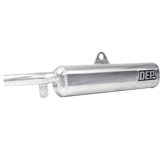 DEP Pipes 2 Stroke Trail Silencer - Silver