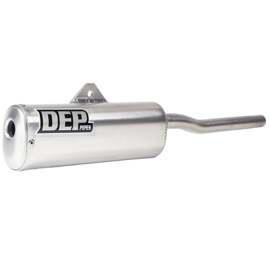 DEP Pipes 2 Stroke Trail Silencer - Silver