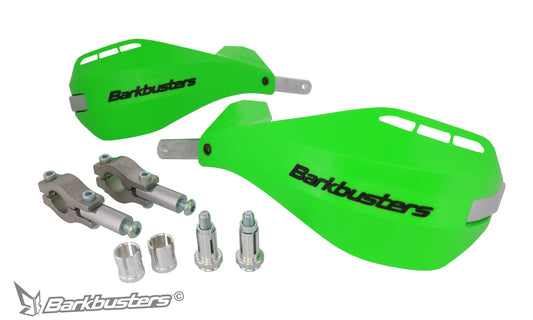 Barkbusters Ego Handguard Two Point Mount (Straight 22mm) Green