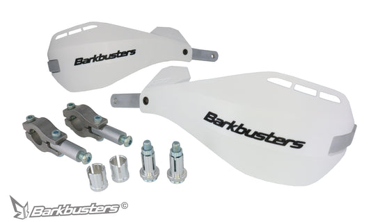 Barkbusters Ego Handguard Two Point Mount (Straight 22mm) White