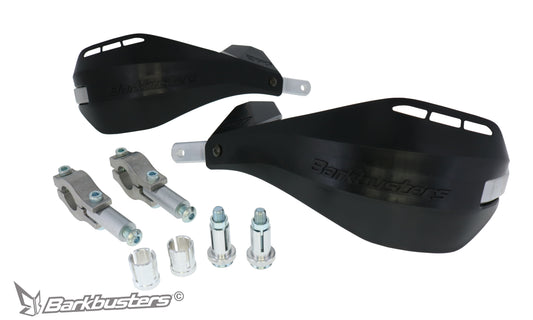 Barkbusters Ego Mini Handguard Two Point Mount (Straight 22mm) - Black - Black