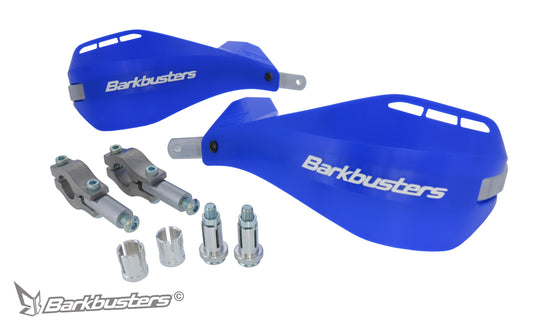 Barkbusters Ego Mini Handguard Two Point Mount (Straight 22mm) Blue
