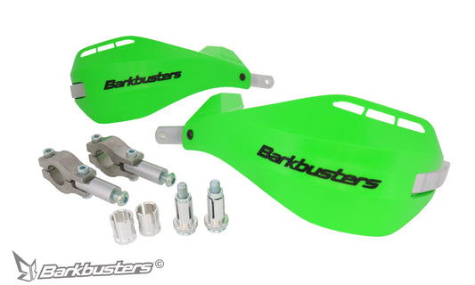 Barkbusters Ego Mini Handguard Two Point Mount (Straight 22mm) Green