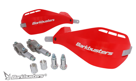 Barkbusters Ego Mini Handguard Two Point Mount (Straight 22mm) Red