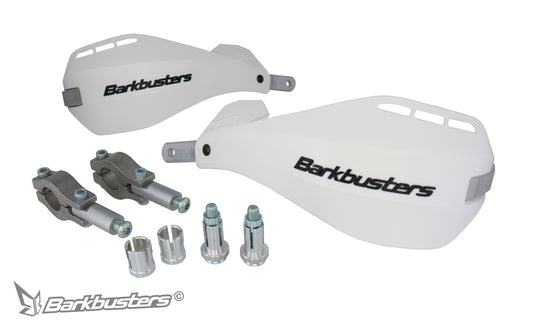 Barkbusters Ego Mini Handguard Two Point Mount (Straight 22mm) White