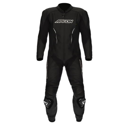 Argon Evade 1-Piece Race Suit - Black / White