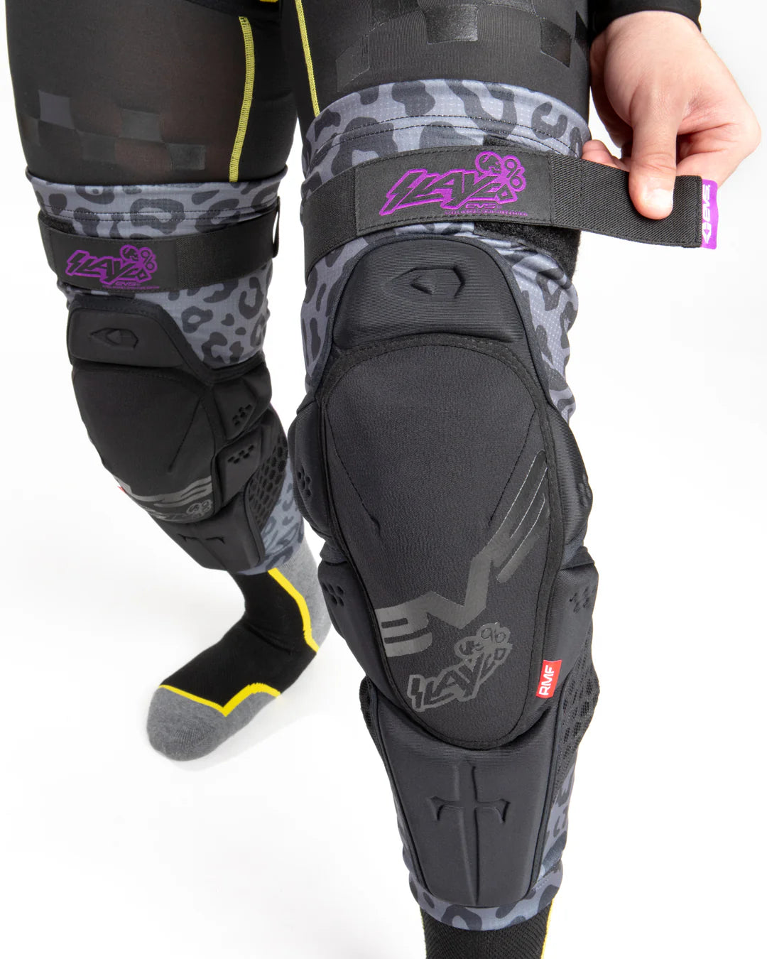 EVS Slayco96 Knee Pad (Pair)- Grey Camo