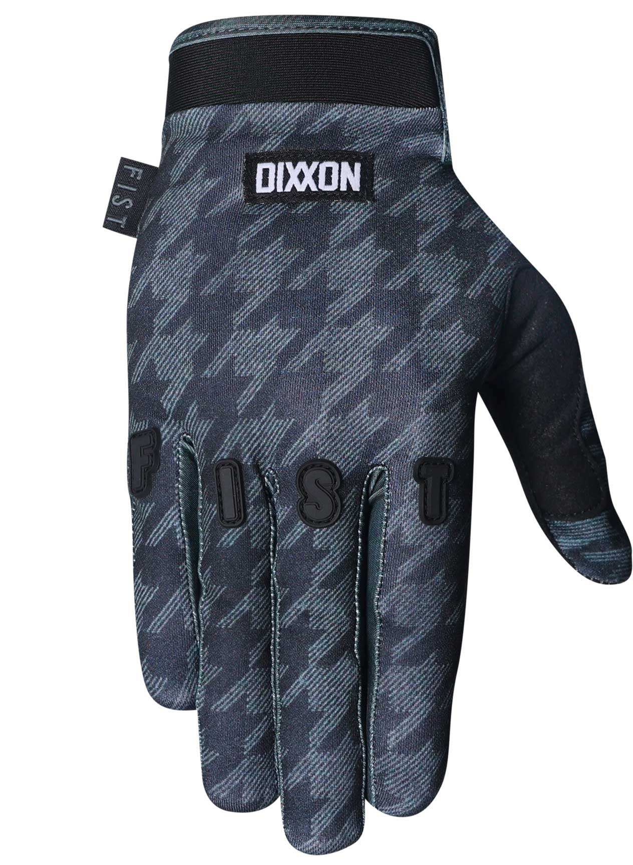 Fist Dixxon Hounds Tooth Gloves - Black / Grey