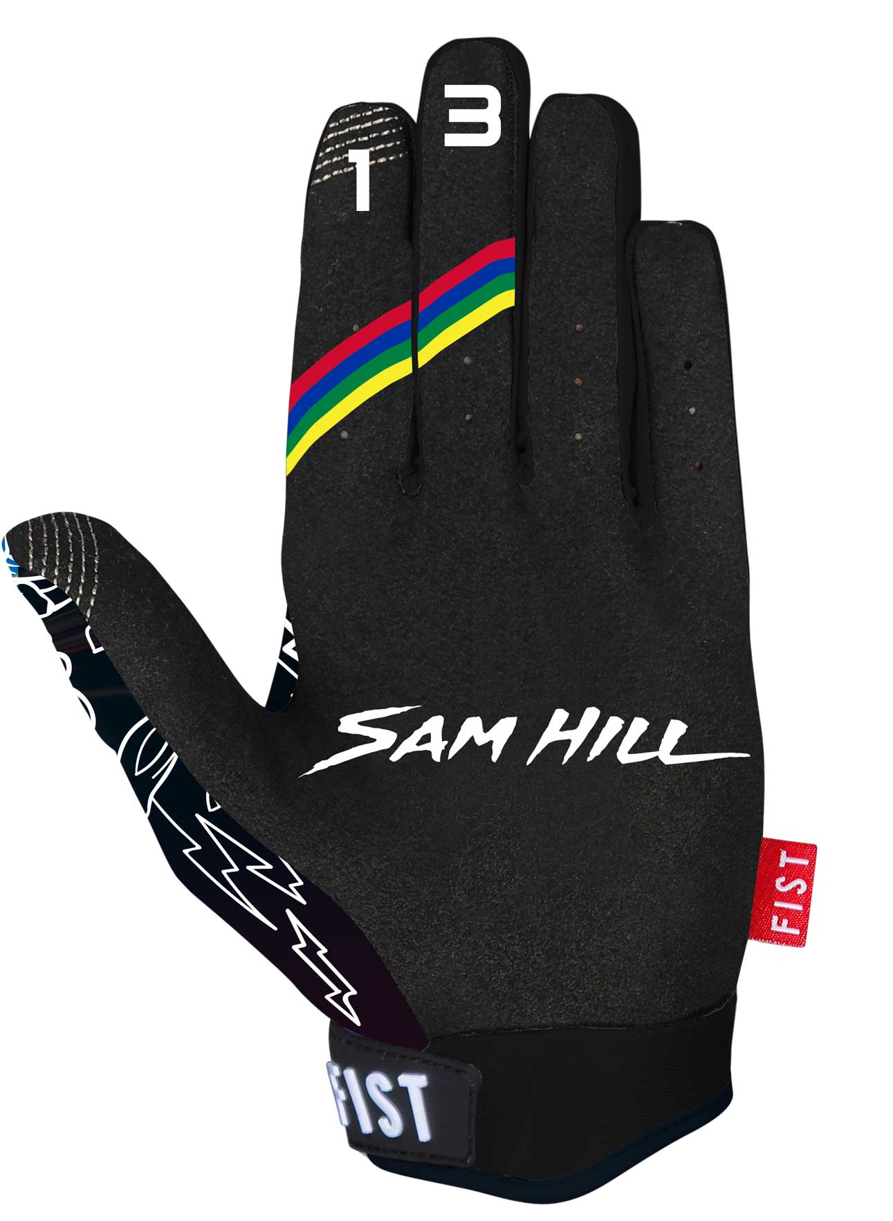 Fist The G.O.A.T Youth Gloves - Black / White