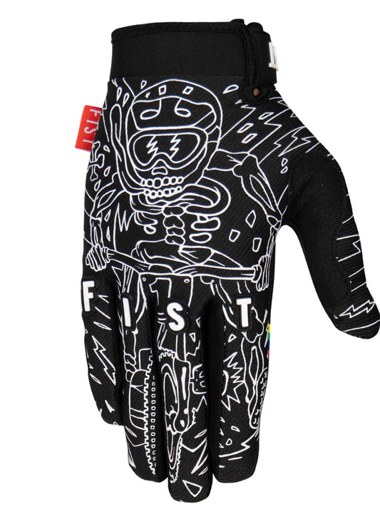 Fist The G.O.A.T Youth Gloves - Black / White