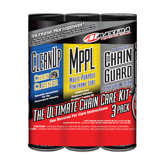 Maxima Syn Chain Guard Ultimate Chain Combo Kit - 3Pk