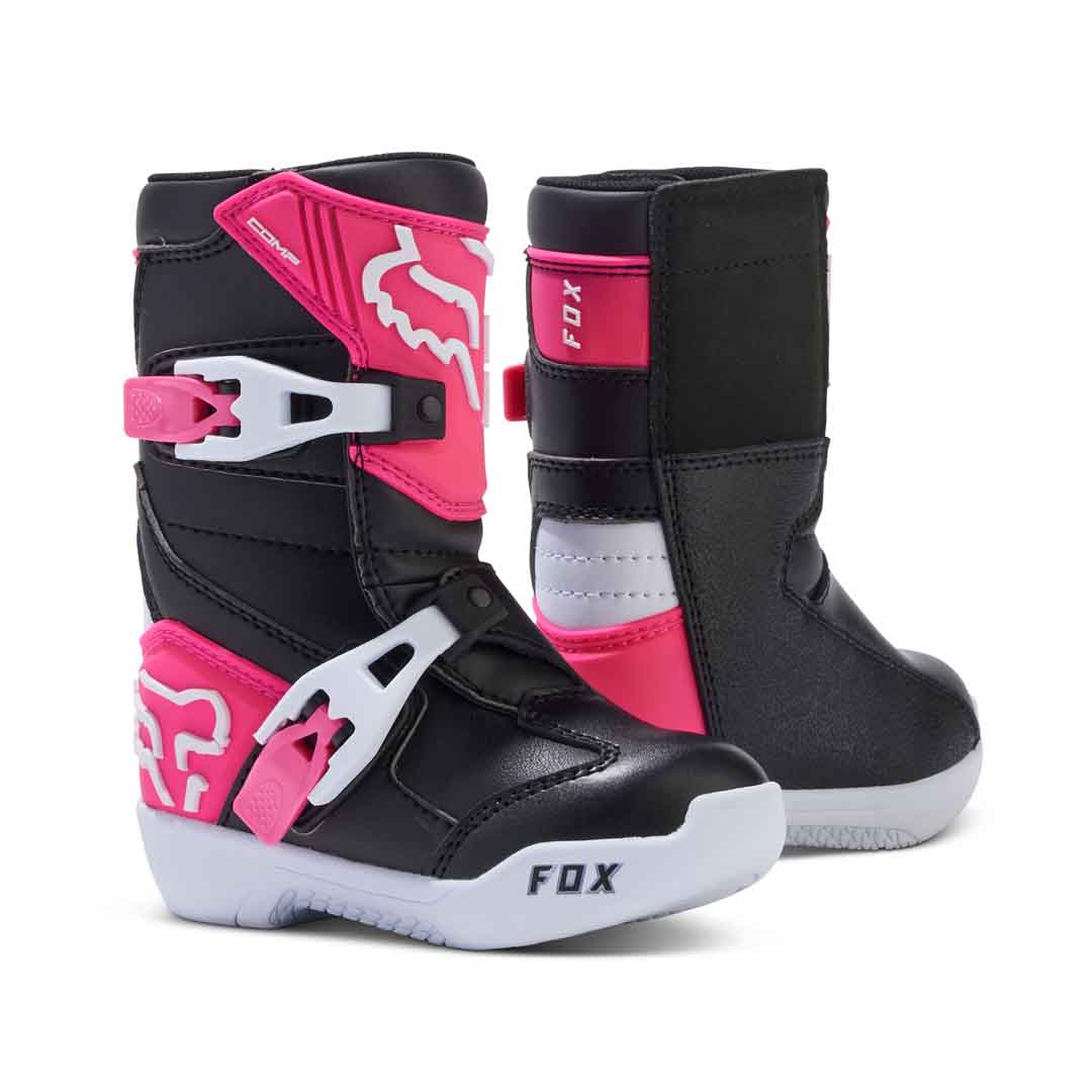 FOX Kids Comp Boots - Black / Pink