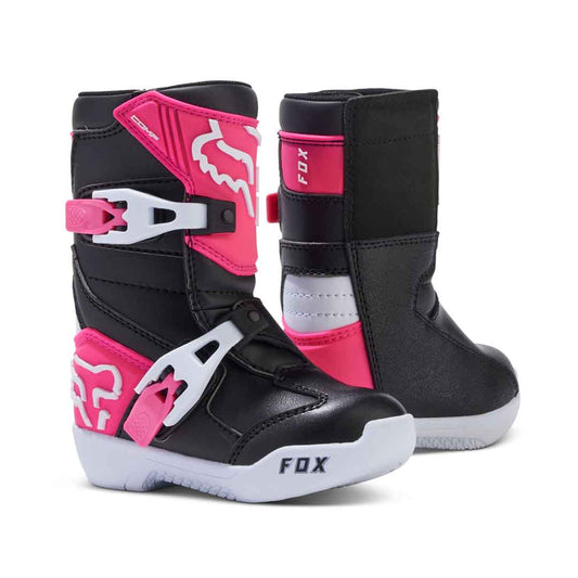 FOX Kids Comp Boots - Black / Pink