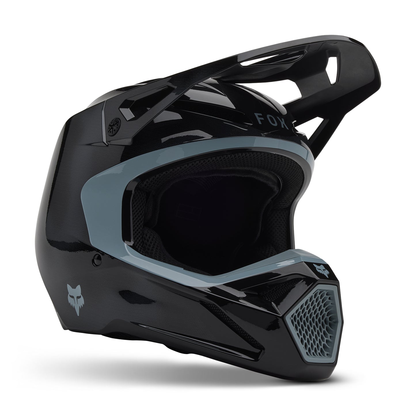 Fox MX25 Youth V1 Taunt Helmet - Black