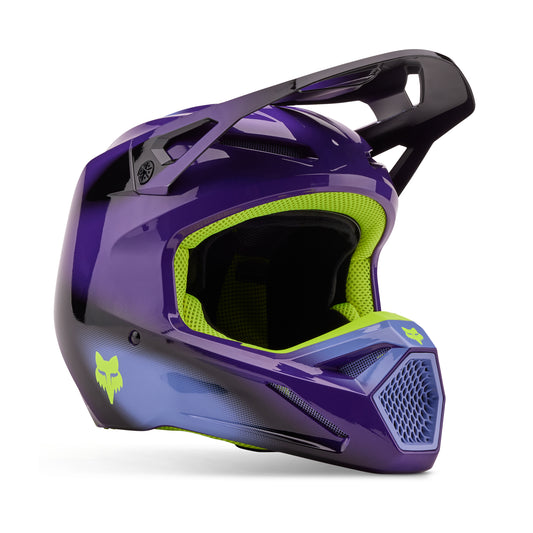 Fox MX24.5 V1 Interfere Helmet - Black Blue