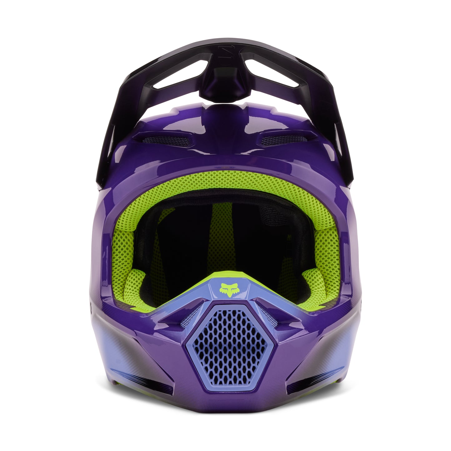 Fox MX24.5 V1 Interfere Helmet - Black Blue