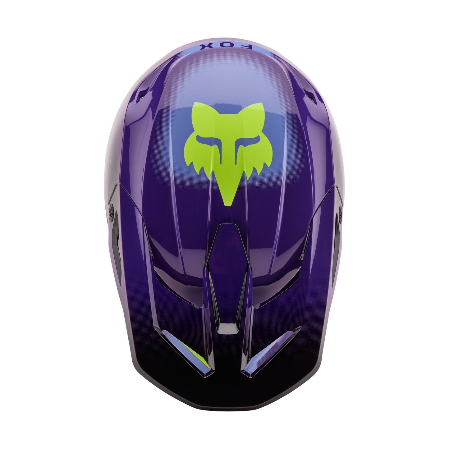 Fox MX24.5 V1 Interfere Helmet - Black Blue