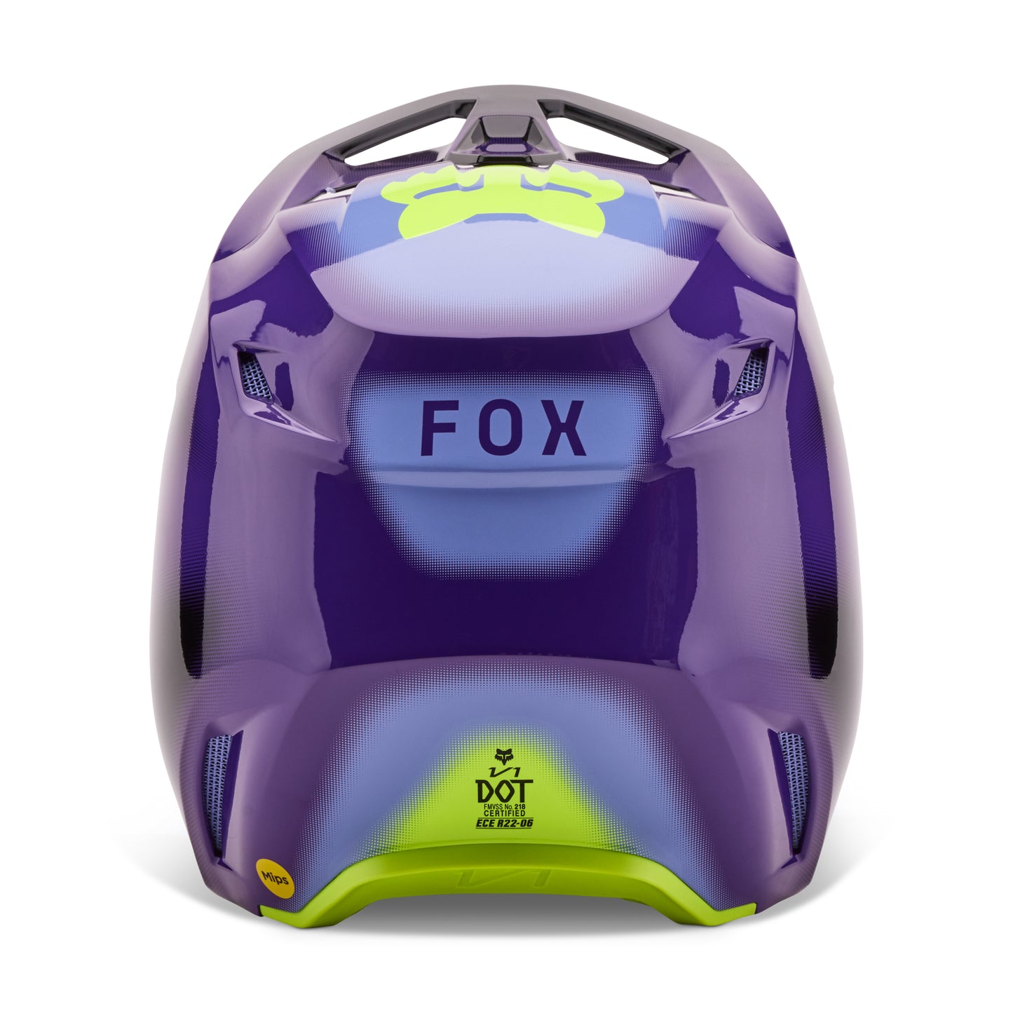 Fox MX24.5 V1 Interfere Helmet - Black Blue