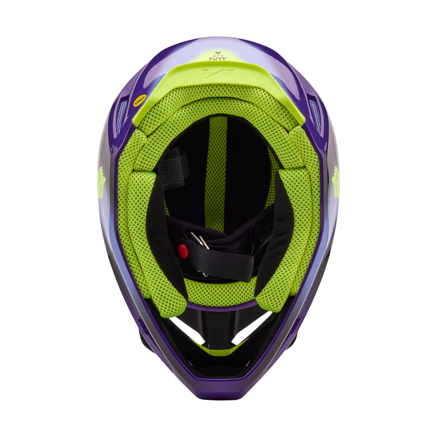 Fox MX24.5 V1 Interfere Helmet - Black Blue