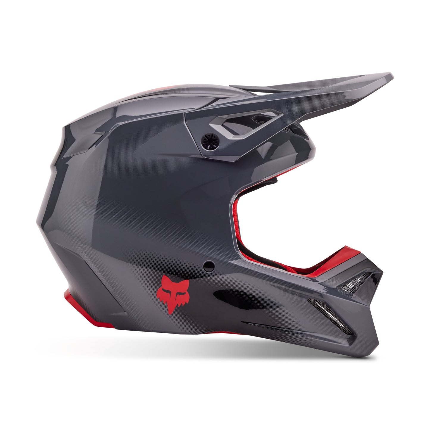 Fox MX24.5 V1 Interfere Helmet - Grey Red