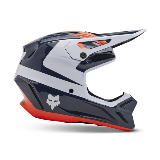 Fox MX25 V3 Divider Helmet - Navy Orange