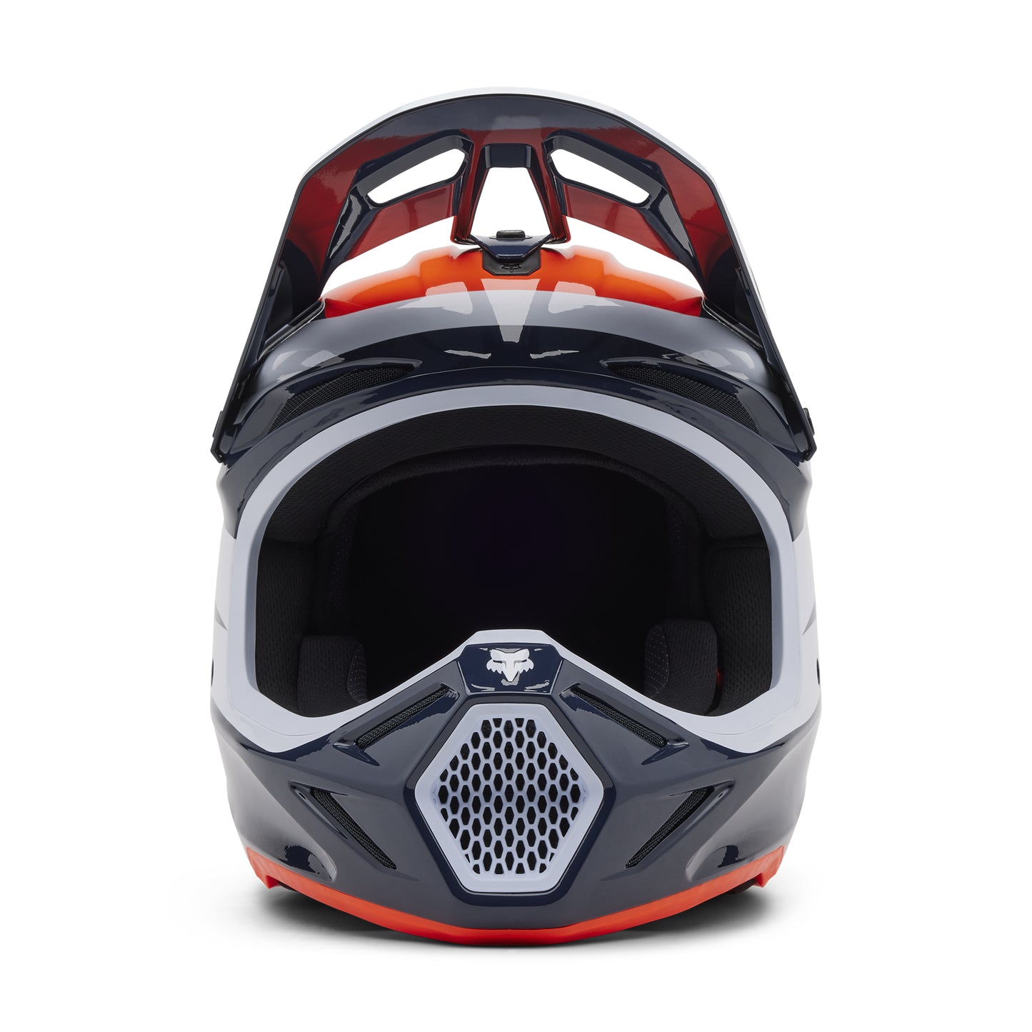 Fox MX25 V3 Divider Helmet - Navy Orange